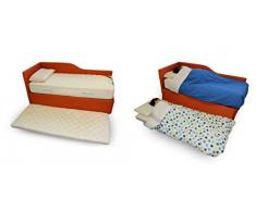 Evergreenweb - Colchón Topper Enrollable - Soporte ergonómico – Esterilla - excelente colchón de pie para Ejercicios del Suelo, Camping, Yoga, estiramientos, ABS, Pilates (Waterfoam, 90x195 cm)
