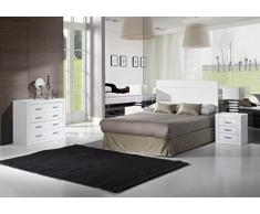Dogar Kynus Cabecero somier, Pino, Blanco, 110x160x2 cm