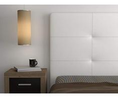 LA WEB DEL COLCHON - Cabecero tapizado Atenas para Cama de 150 (160 x 120 cms) Blanco