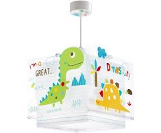 Dalber Dinos Lámpara Colgante Dinosaurios E27, Multicolor