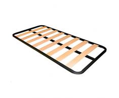 Abitti Estructura de cama con cabezal para dormitorio infantil o juvenil en color arce con somier incluido medida 90x190 cm