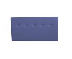 Decorquality Cabecero Cama tapizado Polipiel Mod. Alaska (Azul, 150 * 70)