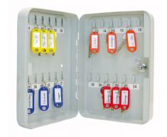 Wedo 10252437X - Armario para llaves, 18 x 6 x 25 cm , gris luminoso