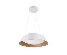 Philips InStyle Nonagon - Lámpara de techo colgante, LED integrado, consume 10 W, luz blanca cálida, regulable, color blanco