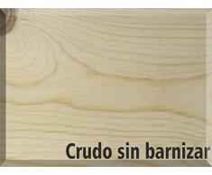 LA WEB DEL COLCHON - Cabecero de Madera Austin Vintage para Cama de 80 (90 x 44 cms.) Crudo sin Pintar | Cabeceros Madera | Dormitorio Matrimonio | Cabezal Cama | Cama Juvenil |Estilo nórdico