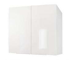 Berlenus CP8HB - Armario de cocina (2 puertas, 80 x 34 x 70 cm), color blanco