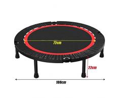 EAHKGmh Cama saltarina de Cama elástica Cama Plegable for Uso en Exteriores e Interior Plegable 40 Pulgadas Ejercicio aeróbico Gimnasio en casa Ejercicio Carga máxima 325 KG