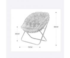 Wangcjd Reposapiés Silla Plegable de Color Blanco Chaise Longue Silla de salón Sofá Silla Siesta Silla Silla de bebé