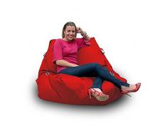Puff Beanbag Sofá Cama Polipiel 180x140x25cm (Beige)