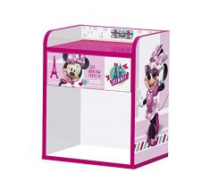 Stor - Mesilla de noche Infantil Charm | MINNIE JETSET | MUEBLES DISNEY - Dimensiones: 40cm x 50,5cm x 30cm - Varios personajes