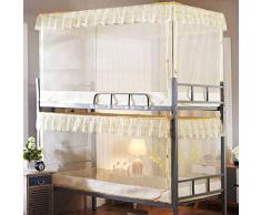 Plegable Estudiante Mosquitera Instalación Rápida Y Fácil Mosquitero para Cama Protección contra Insectos, para El Hogar Y Viajes 120 * 190 * 90Cm