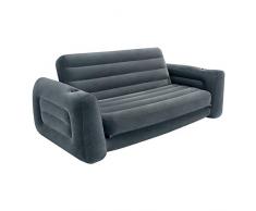 Intex 66552 Sofá 203 x 231 x 66 cm, Color Negro