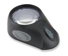 Carson LumiLoupe Ultra Lupa 5X de Sobremesa con Luz LED