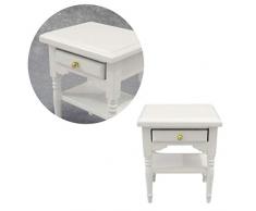 Vosarea Casa de muñecas en Miniatura Muebles mesita de Noche Modelo Mini Muebles Decorativos Modelo para niños y niñas