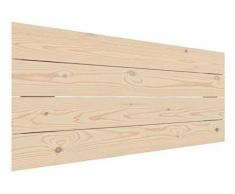 LA WEB DEL COLCHON - Cabecero de Madera Rústico Vintage para Cama de 90 (100 x 44 cms.) Crudo sin Pintar | Cabeceros Madera | Dormitorio Matrimonio | Cabezal Cama |Estilo nórdico