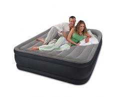 Intex 64136 - Colchón hinchable Dura-Beam Standard Deluxe Pillow 152 x 203 x 42 cm