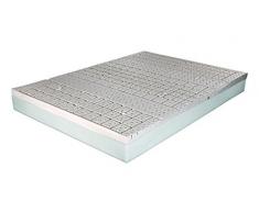 Colchón de látex y espuma 22 cm de altura total, con núcleo en Tejido Silver desenfundable | LATEX NET 160X200