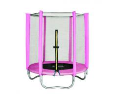 SixBros. SixJump 1,40 M Trampolín Cama elástica de jardín Trampolín Fucsia - T140/1534