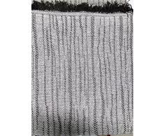 (Café 180) COLCHA MULTIUSOS OMAR FOULARD ( CAMA O SOFÁ ) COLOR LISO JASPEADO FÁBRICADO ESPAÑA (180_x_250_cm (SOFÁ 2 PLAZAS O CAMA 90), CAFÉ)