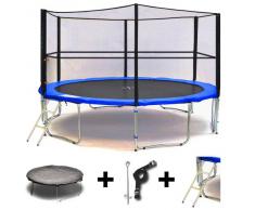 LS-T370-PA12 (A) LifeStyle ProAktiv Cama elástica para jardín 370 cm - Incluye "06.2015 Nueva Extra Strength red de seguridad" TÜV/GS/CE