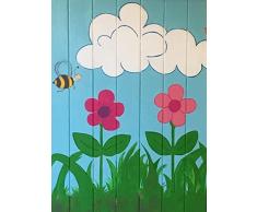 Cabecero infantil, cama niño, decoración infantil niño bebe, cama original, regalo original bebe niño, decoración divertida original bebe niño, muebles bebe niño infantil, dormitorio alegre bebe niño, mueble hecho a mano,