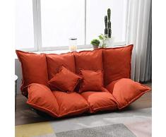 CC.Stars Espuma de Memoria tapizada Convertible Acolchada,Sofá Perezoso, sofá Cama Plegable de Tatami, sofá Doble de Doble Uso, sillón pequeño de Dormitorio Multifuncional, -3