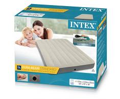 Intex 64102 - Colchón hinchable Dura-Beam Standard Deluxe Single-High - 137 x 191 x 25 cm