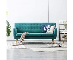 Tidyard Sofá Cama de 3 plazas Sofá Sillón Mueble de Salón con tapizado de Tela 172x70x82 cm