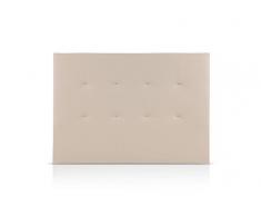 MAXCOLCHON Cabecero Capri cama de 180 (200x120) cm Polipiel Beige