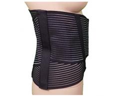 Soporte Ortopédico Steccato Banda Cinturón con Somier 6 negro Talla:5° (54-56)