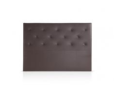 MAXCOLCHON Cabecero Amsterdam cama de 200 (200x120) cm Polipiel Chocolate