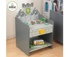 KidKraft 76264 Mesita infantil de noche de madera estilo Castillo Medieval