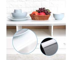 Fdit Protectores Rollo Anti Deslizante EVA Antideslizante de Armario Transparente sin Adhesivo Armario Revestimiento Cajón Tapa de Tabla (6#)