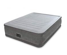 Intex 64414 - Fibertech comfortplush Colchón hinchable, 152 x 203 x 46 cm