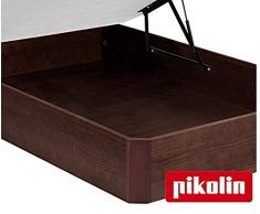 CANAPÉ ABATIBLE PIKOLIN NATURBOX MADERA 3D -ENVÍO Y MONTAJE GRATUITO-DISPONIBLE EN COLORES: CEREZO, WENGUÉ Y BLANCO. DISPONIBLE EN TODAS LAS MEDIDAS (160_x_190_cm, WENGUE)