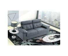Centro Hogar Sánchez Sofá Cama con Sistema de Apertura Italiano tapizado en Tela en Color Gris