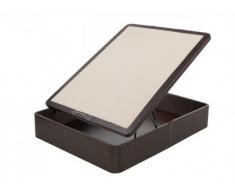 FLEX - Canapé Abatible Gran Capacidad Tapizado Polipiel - 180X200, Color Marron