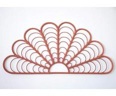 Kenay Home Cabecero Zambi Coral Sillón Ratán, 160x75x3cm (WxHxD)