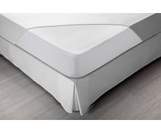 Pikolin Home - Protecton de colchón cutí, 100% algodón, 150x190cm-Cama 150 (Todas las medidas)