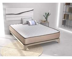SENSOTECH SUPREME Colchon para Cama, Modelo Premium 22/25, colchones viscoelasticos Enrollable, antiacaros, Tejido de algodón, núcleo indeformable, Transpirable, antialérgico (105_x_190_cm, 22)