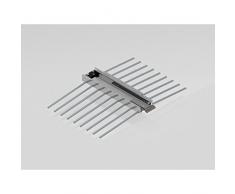 Casaenorden - Pantalonero extraíble Doble con Bandeja - 18 Pantalones - Perchero para Pantalones, Acero Cromo