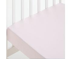 Sábana Bajera MAXICUNA 70X140 Ajustable 100% Algodón - Color ROSA
