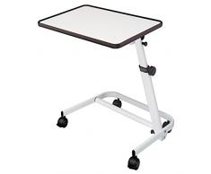 Mesita auxiliar plegable, color blanco