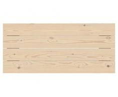 LA WEB DEL COLCHON - Cabecero de Madera Rústico Vintage para Cama de 80 (90 x 44 cms.) Crudo sin Pintar | Cabeceros Madera | Dormitorio Matrimonio | Cabezal Cama |Estilo nórdico