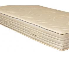 Colchón de látex orgánico firme serenidad Yanis, tela, beige, 180x200cm