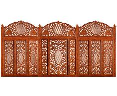 Plage Ãrabe Cabecero de Cama Adhesivo, Tela, Natural, 160x3x60 cm