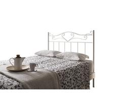 HOGAR24 ES - Cabecero de Forja Modelo 10 Color Blanco para Cama 105cm