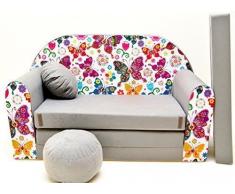 Pro Cosmo Sofá Cama Infantil Multi Color A33, 168 x 98 x 60 cm