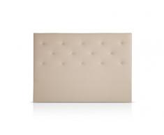 MAXCOLCHON Cabecero Amsterdam Cama de 105 (105x120) cm Polipiel Beige
