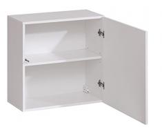 Muebles Bonitos –Armario Colgante modelo Berit 60x60 en color negro (1 Modulo)